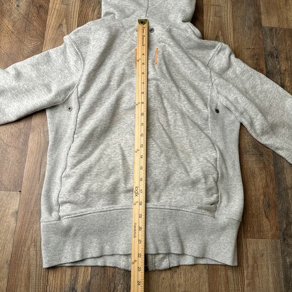 Nike Jacket Hoodie Women's Medium Gray Sneakers Athletic Training Fitness 5823 - Picture 12 of 15